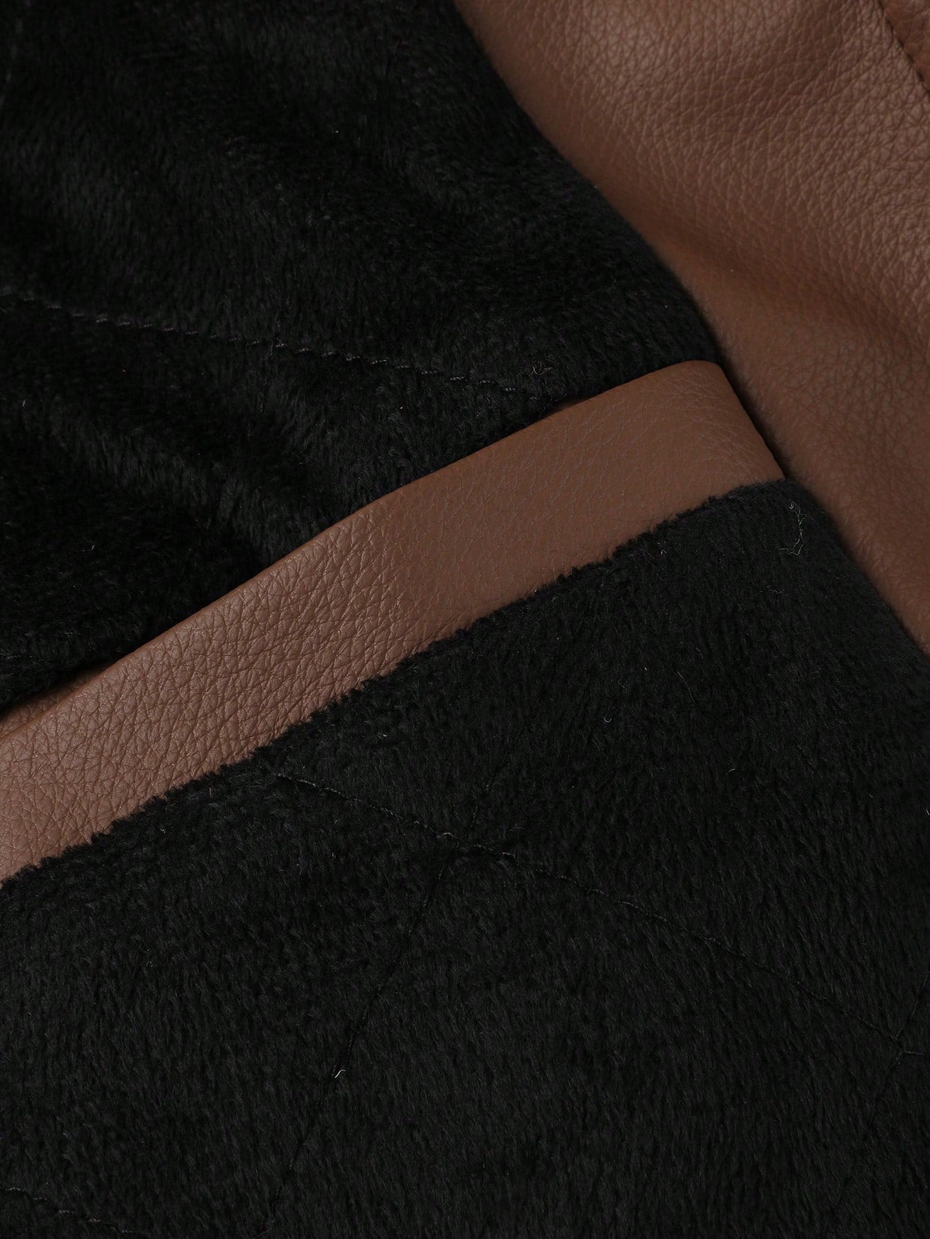 LEDUNTINO Men Fashion Zip Up Casual Outdoor Thick Fleece Biker Leather Jacket, Sports, Solid, Bomber,Boyfriend Gift, Men's Winter Fall Stand Collar,Motorcycle, Shoulder Texture, Windproof, Windbreaker Leather Jacket Spring Autumn Coat Men Coffee Brown
