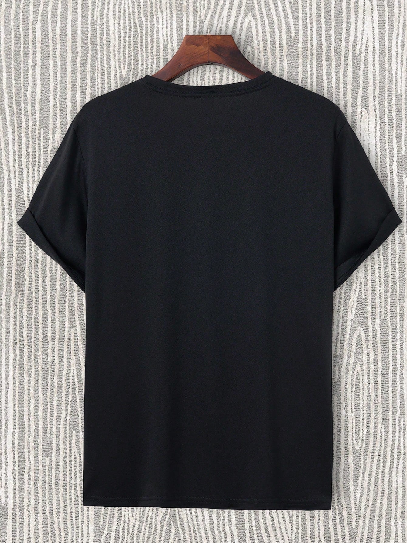 Manfinity Homme Men Graphic Print Tee Black
