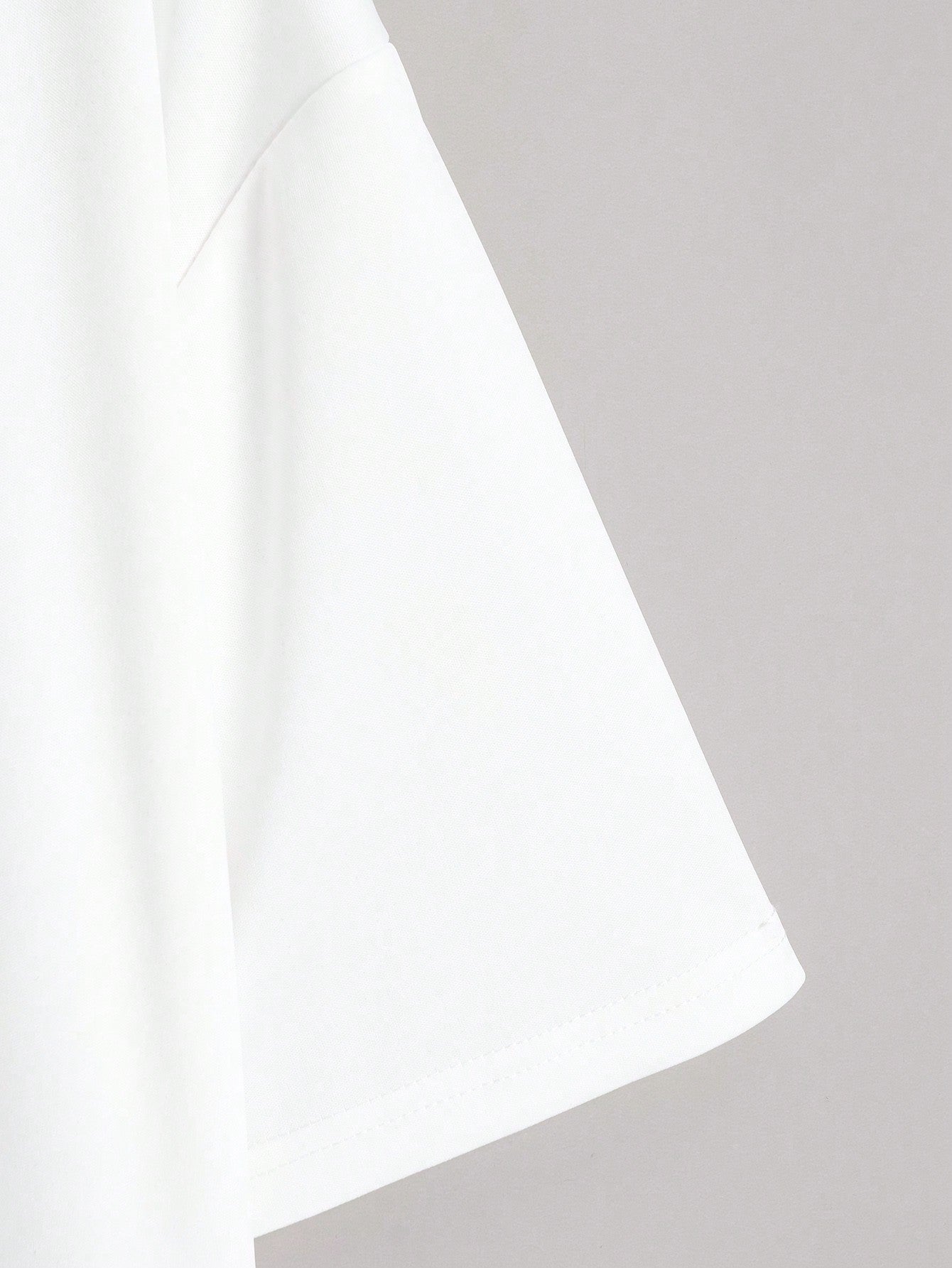 Manfinity Dauomo Men's Letter Print Round Neck Short Sleeve T-Shirt White