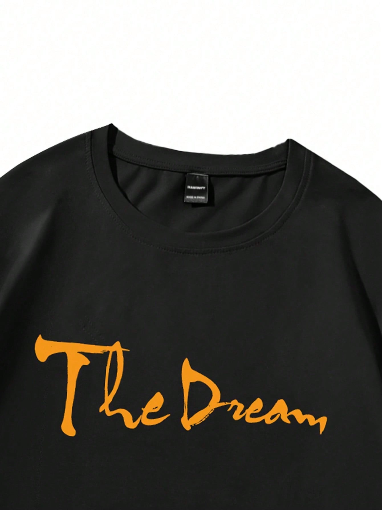 Manfinity Homme Men Casual Graphic And Letter Graphic Print Round Neck Short Sleeve T-Shirt, Summer, For Friends Multicolor